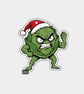 Unique Funny Christmas Gift Tags For Adults, 6pk - Very Angry Brussels Sprout