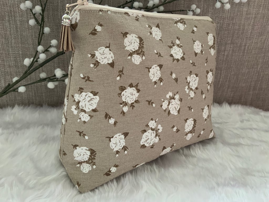 Toiletry Bag, Large Cosmetic Bag, Make Up Bag, Travel Bag, Cosmetic Purse