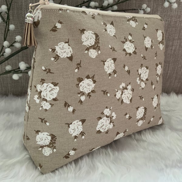 Toiletry Bag, Large Cosmetic Bag, Make Up Bag, Travel Bag, Cosmetic Purse