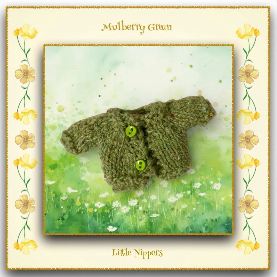 Pip Squeaks Green Cardigan 