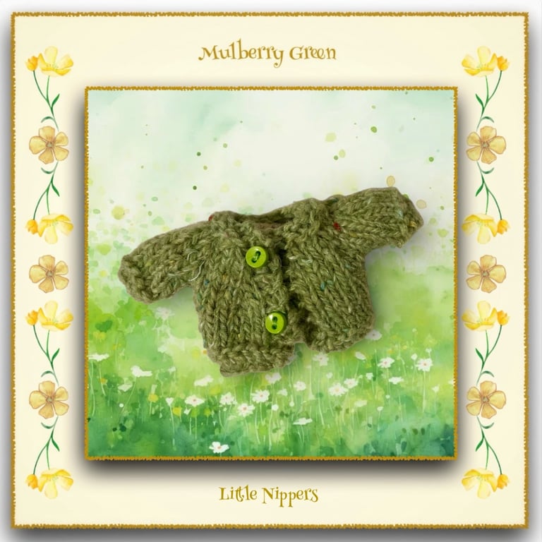Little Nippers Green Cardigan 
