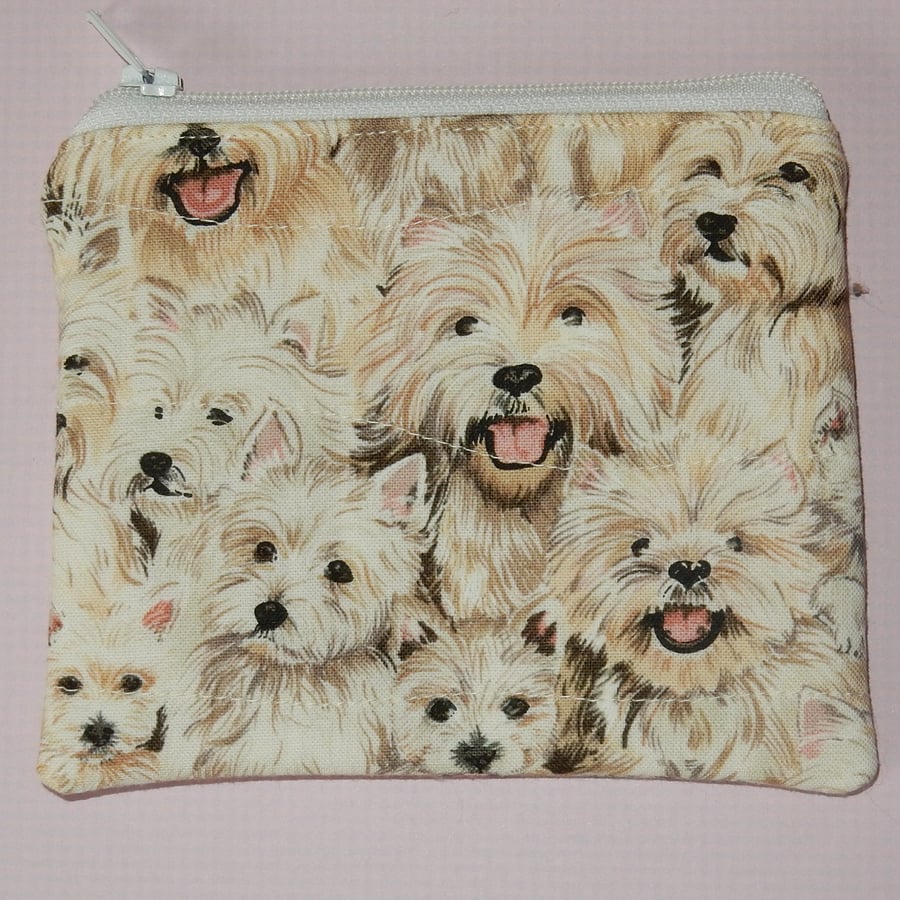 Coin purse dogs Westies