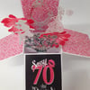 Ladies 70th Birthday Card