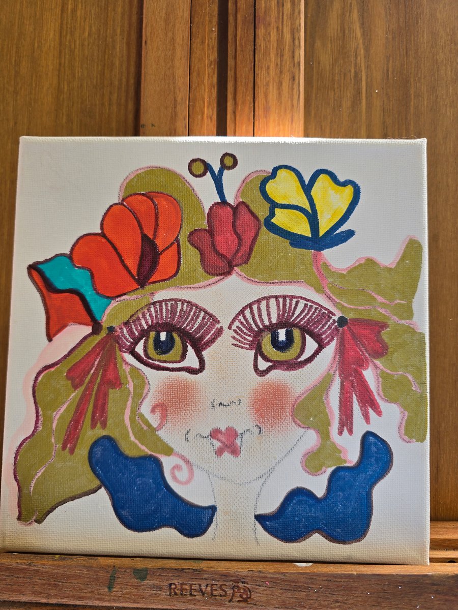 Fairy Canvas Drawing 