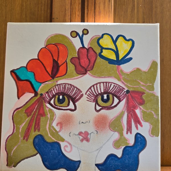 Fairy Canvas Drawing 