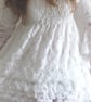 Shirred Short Lace Beach Wedding Dress - Image 3