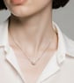 Single 9mm Round Freshwater Pearl on Sterling Silver Chain
