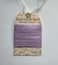 VINTAGE style  ribbon  ( silky seam binding). 4yds.  '  Pale Lilac' . Purple. - Image 2
