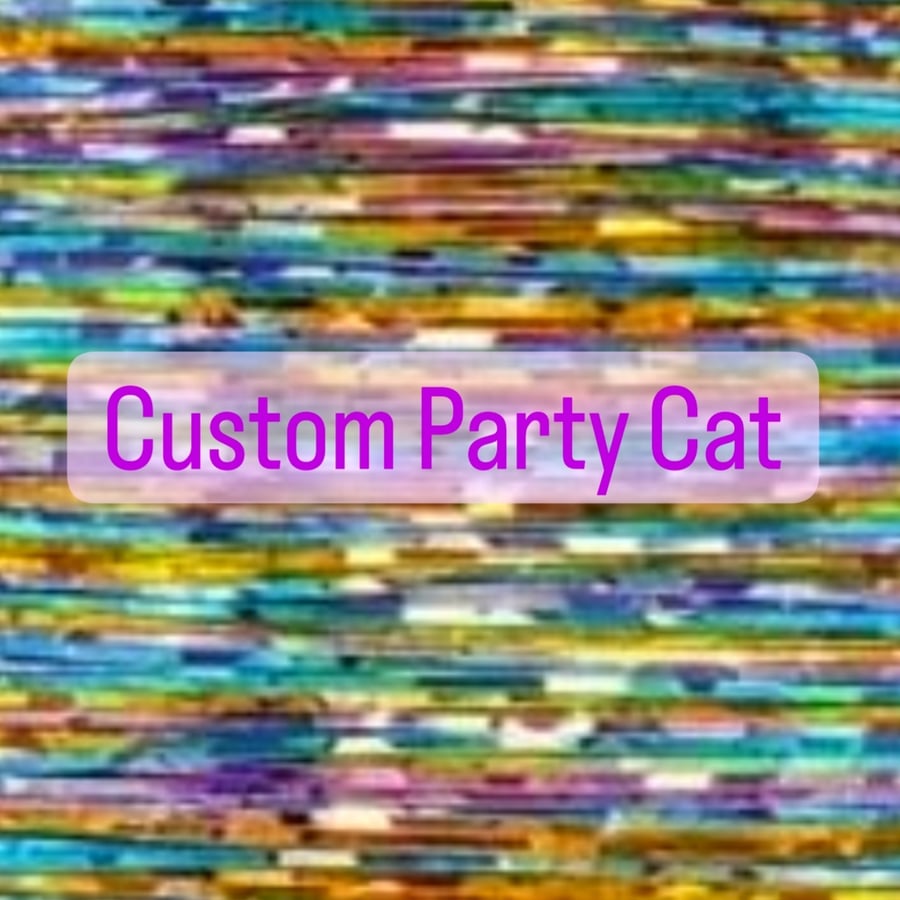 Custom Party Cat