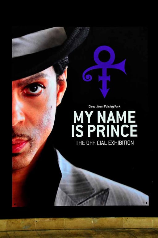 My Name Is Prince Exhibition O2 Arena Photograph Print