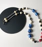 Graphic bead necklace