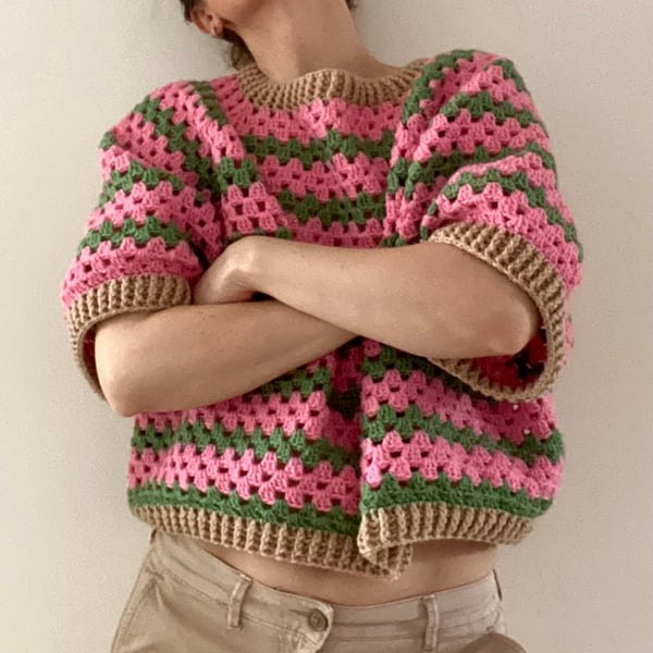 Go Round Strawberry Jumper Crochet Pattern