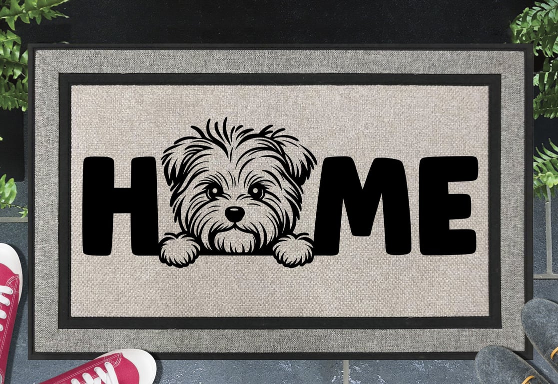 Biewer Terrier Doormat No.3 - All Weather - Biewer Terrier Welcome Mat, 45x70cm 
