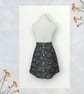 Navy and Gold Printed Cord A-Line Skirt with Pockets. Age 4-5yrs. G42 - Image 1
