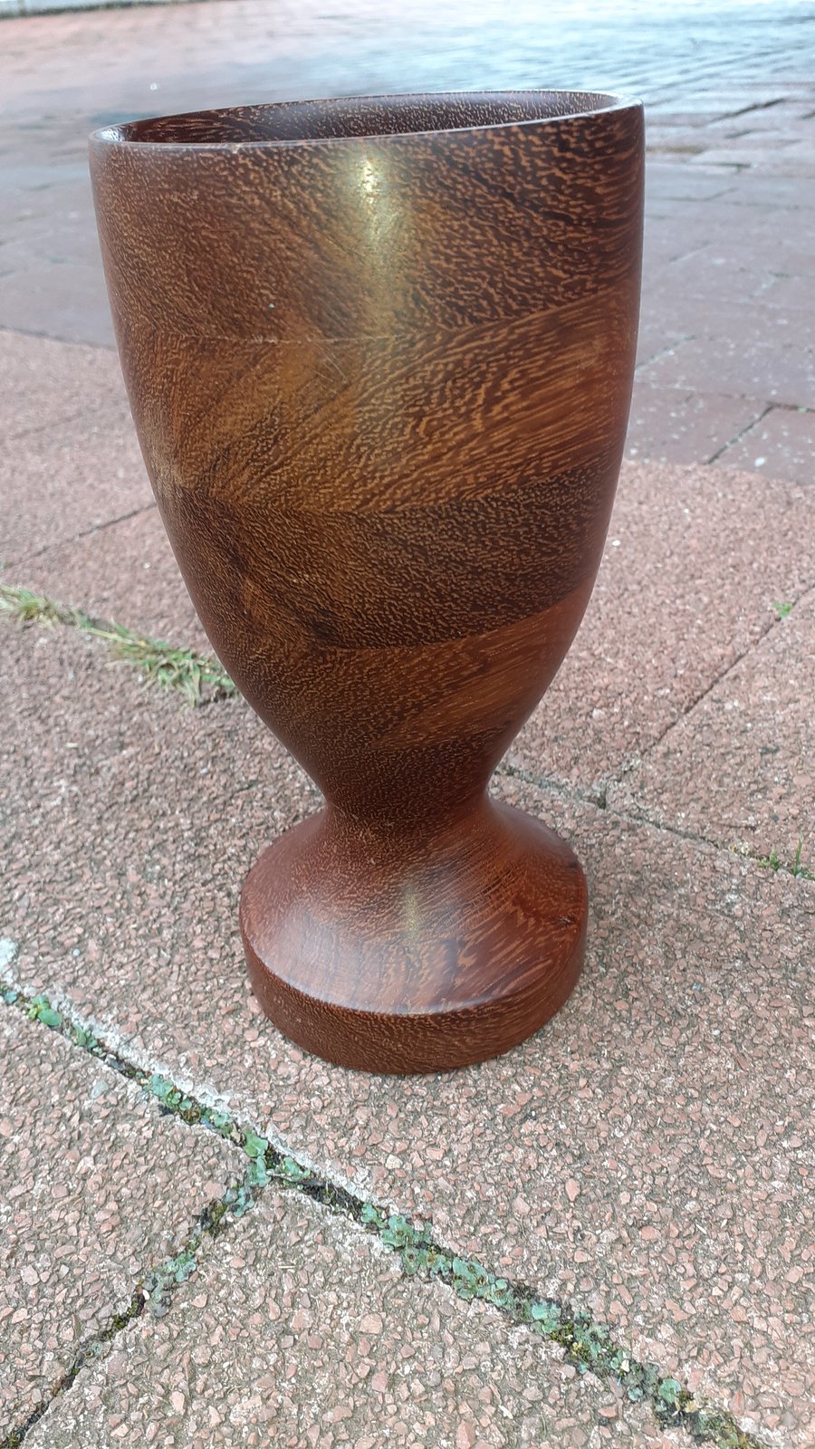 Layered Mahogany Goblet