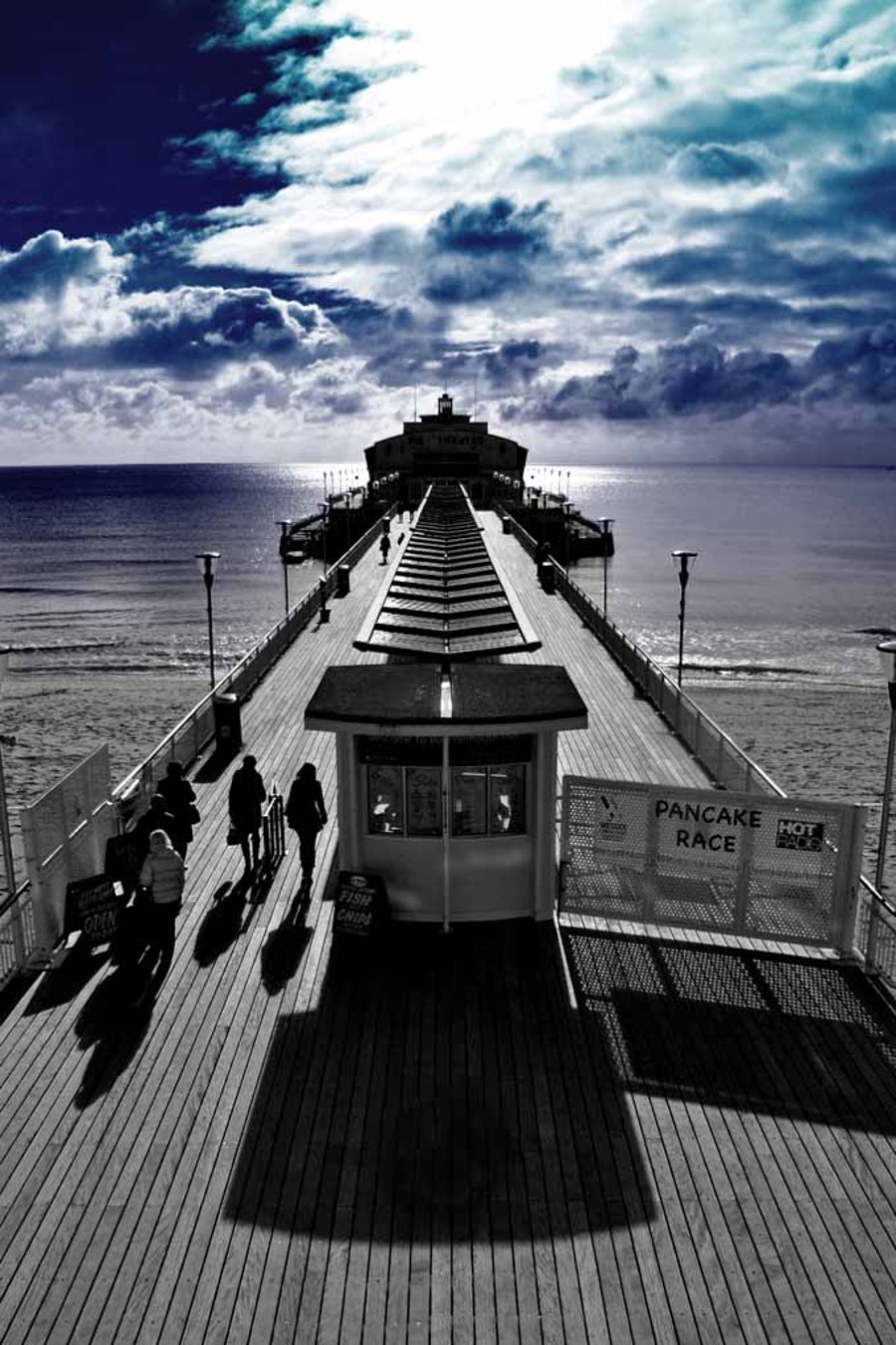 Bournemouth Pier Dorset England UK 12"x18" Print