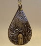 Mysterious door, one-off, pure silver necklace  - Image 2