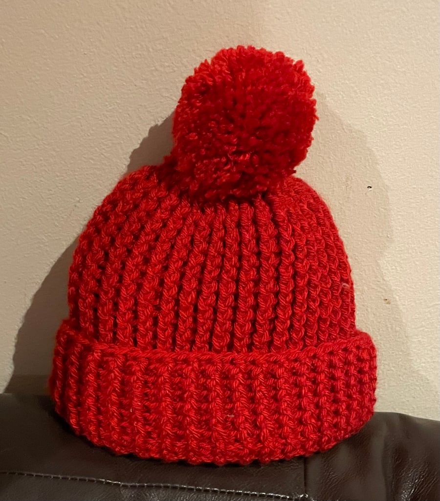 Woolly Bobble Hat