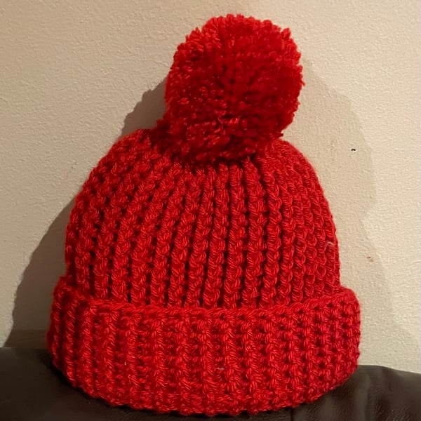 Woolly Bobble Hat