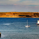 Weymouth Bay Dorset Photo Print – Stone Pier & View of the Bay