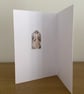 Handmade Decoupaged 3D Victorian Lady Christmas Card - Image 3