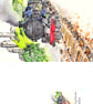 Steam train at Corfe Castle blank card - Image 2