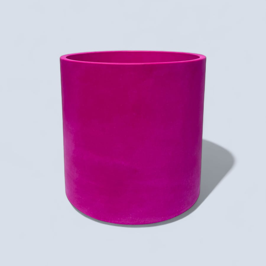 Large Statement Round Fuchsia Plant Pot 19 cm Indoor Planter