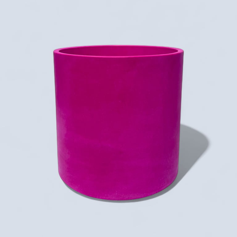 Large Statement Round Fuchsia Plant Pot 19 cm Indoor Planter