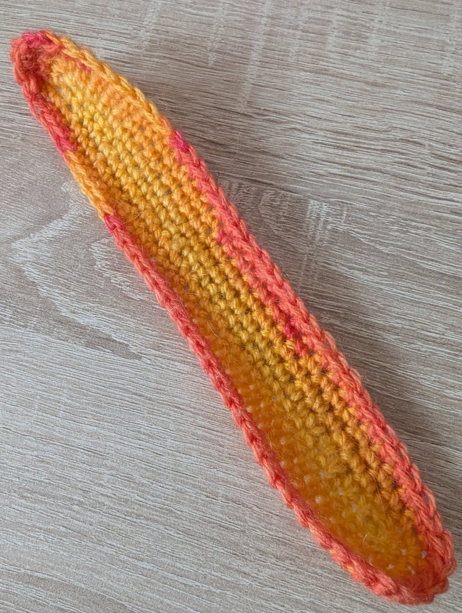 Large Orange Bookmark