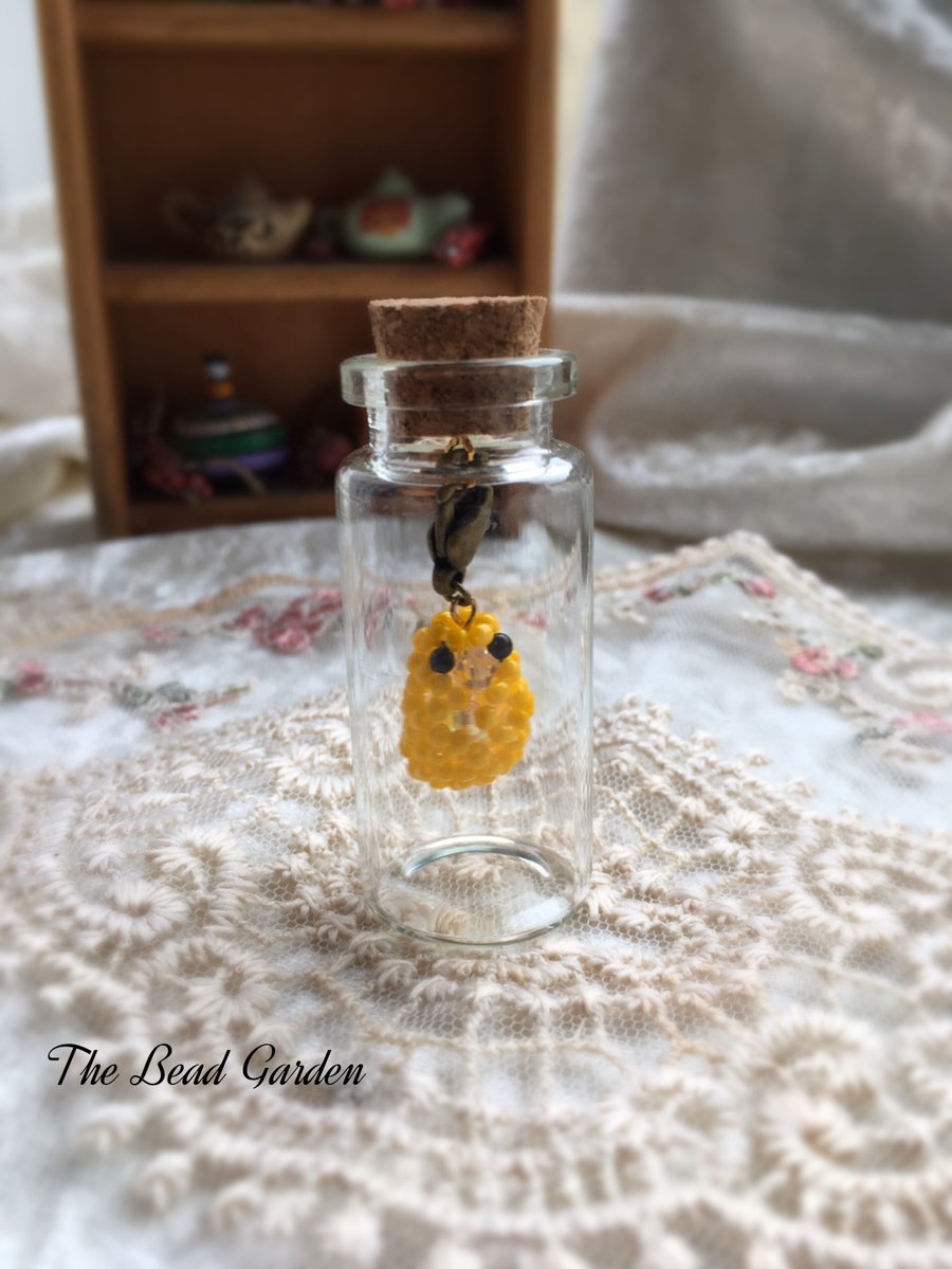 Little chick in the bottle 