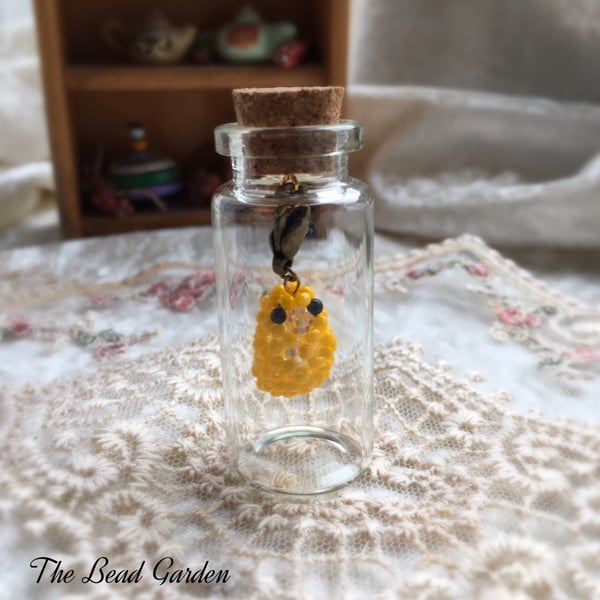 Little chick in the bottle 