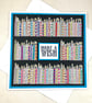 Handmade birthday card - birthday candles - Image 1