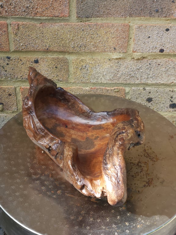 Hand turned Salted Bowl