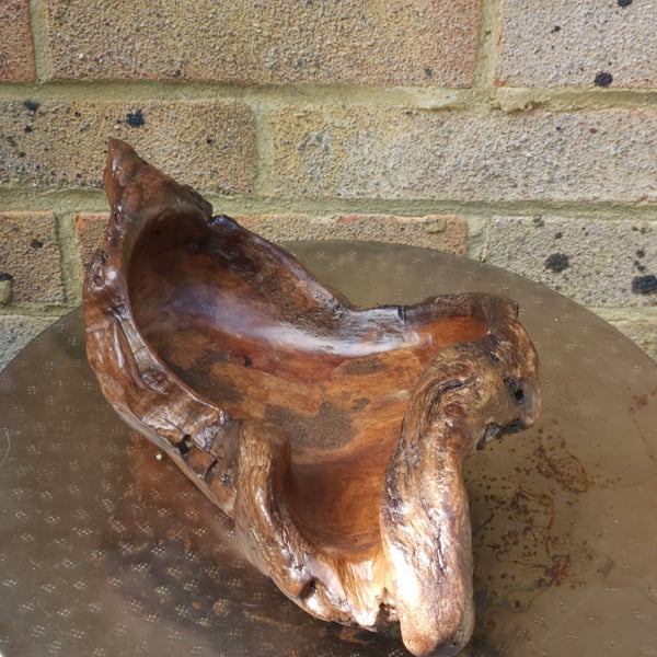 Hand turned Salted Bowl