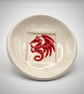 Ceramic red dragon keepsake dish - Image 1