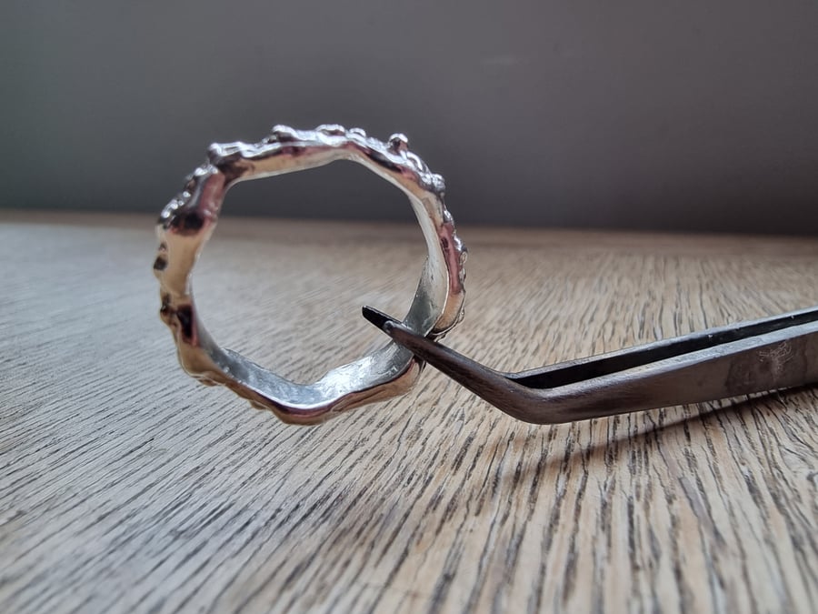 Sterling silver Statement ring 