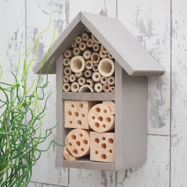 Bee Hotel, Two Tier, In 'Muted Clay'.