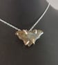 Sterling Silver Labradorite Gemstone Bat Necklace (SKU201025E) - Image 8