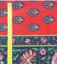 Vintage Liberty of London Fabric, VALARI in Red Boho Botanical pattern - Image 7