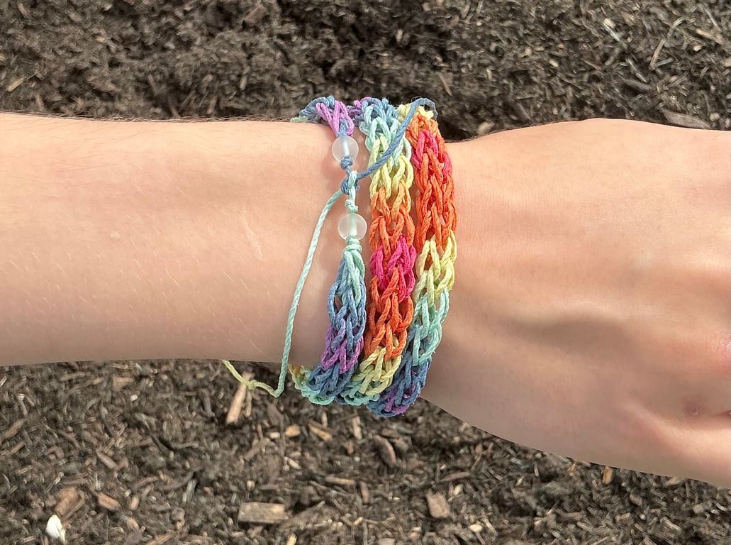 Hemp Bracelet. Beach Jewellery. Wrap Bracelet. Natural Hemp Jewellery. 