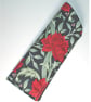 William Morris Red Floral Glasses Case Sleeve Soft Hammersmith - Image 1
