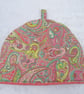   Tea cosy, size small, made from Liberty corduroy