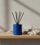 Handmade Blue Diffuser Bottle Holder for Home Fragrance