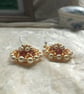 Pearly flower earrings  - Image 4
