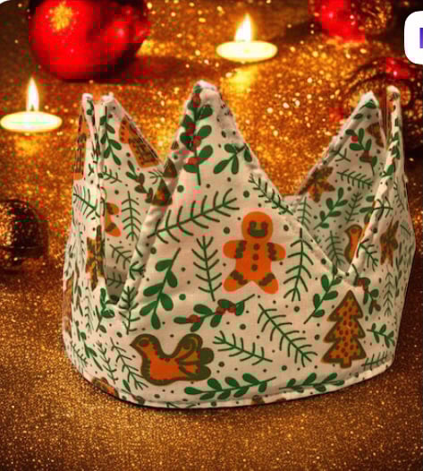Reusable Christmas Cracker Hats - Christmas Dinner Hats for Adults