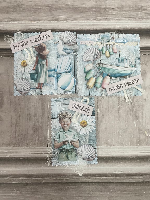 Card Toppers Summer Holiday OCEAN by Carolee Crafts CS 0001