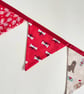 Doggie Christmas bunting - reversible  - Image 2