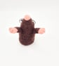 Woolly Mole - Needle Felted Handmade Decoration - Image 4