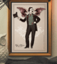 The Gentleman Vampire paper art doll to print and cut out. - Image 2