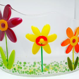 Fused Glass Flower Curve 